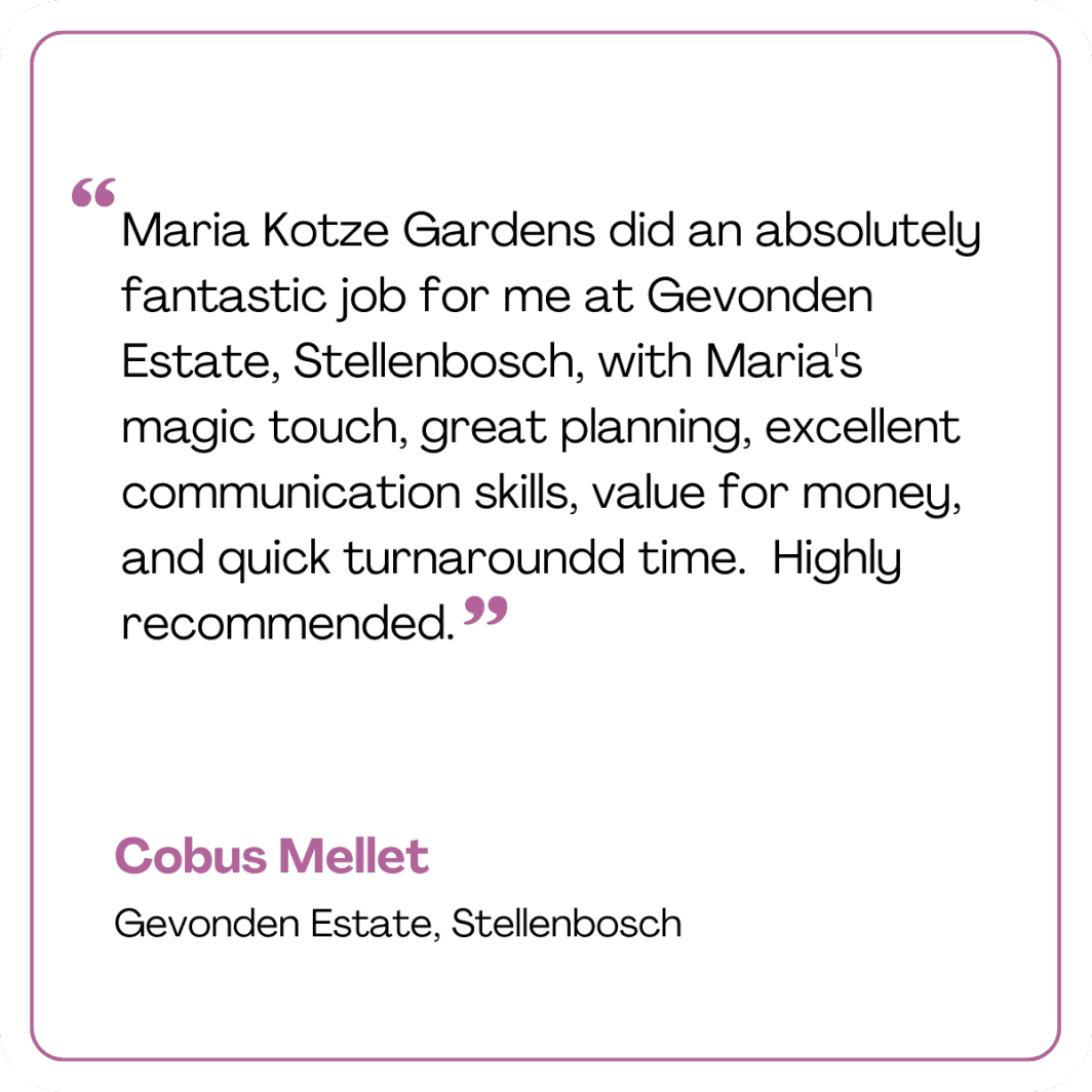 Cobus Testimonial
